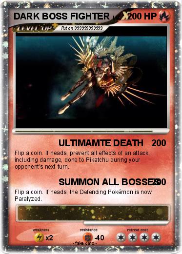 Pokemon DARK BOSS FIGHTER
