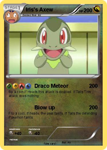 Pokemon Iris's Axew
