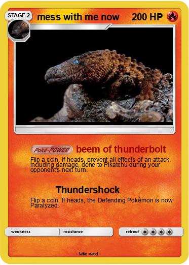 Pokemon mess with me now