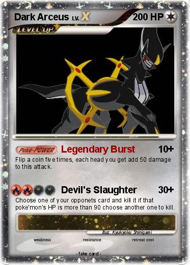 Pokemon Dark Arceus
