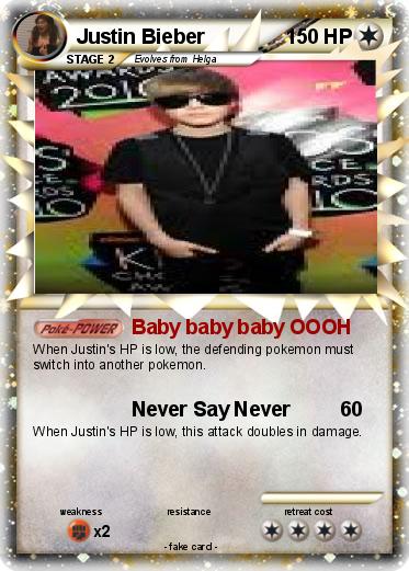 Pokemon Justin Bieber