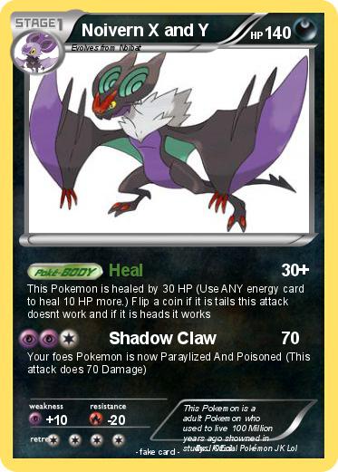 Pokemon Noivern X and Y