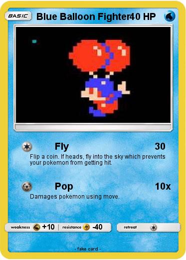 Pokemon Blue Balloon Fighter