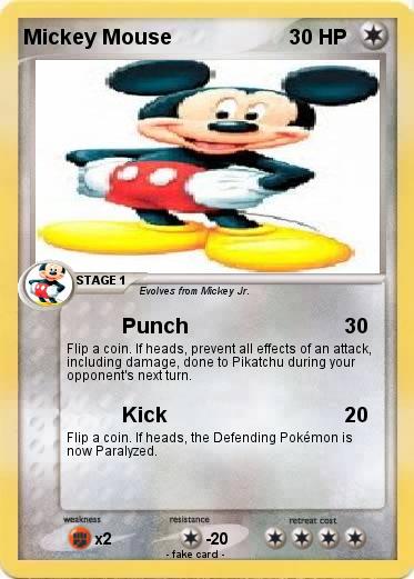 Pokemon Mickey Mouse