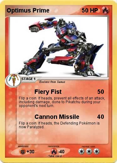 Pokemon Optimus Prime