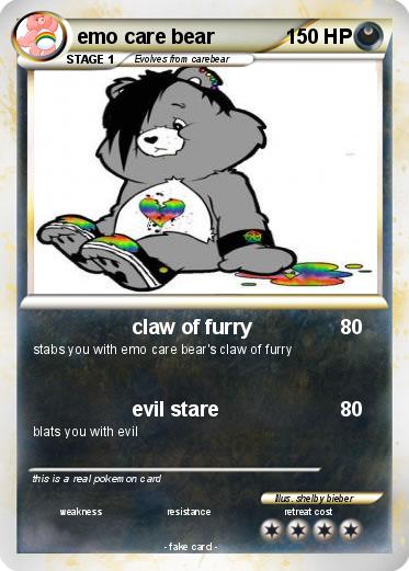 Pokemon emo care bear