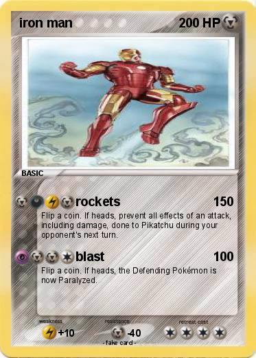 Pokemon iron man