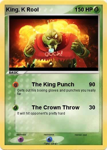 Pokemon King. K Rool