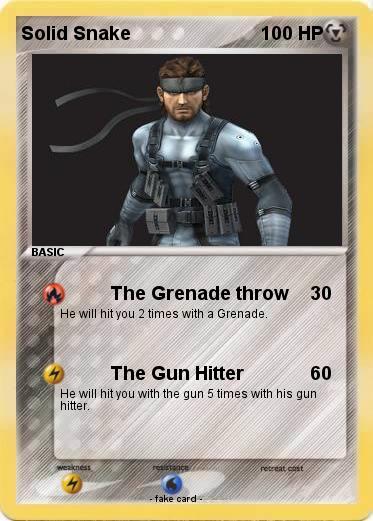 Pokemon Solid Snake