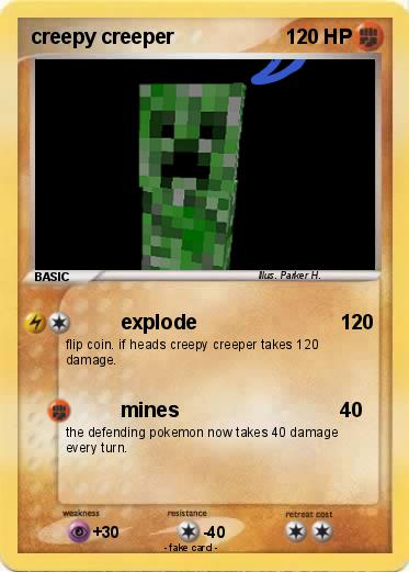 Pokemon creepy creeper