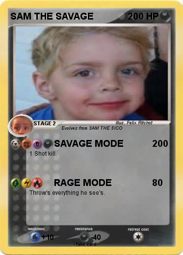 Pokemon SAM THE SAVAGE