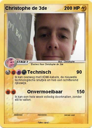 Pokemon Christophe de 3de