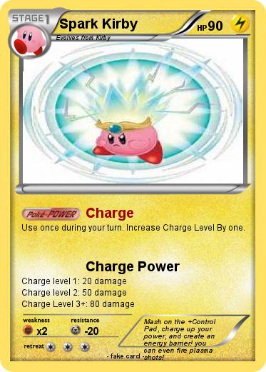 Pokemon Spark Kirby