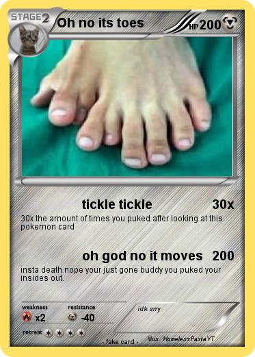 Pokemon Oh no its toes