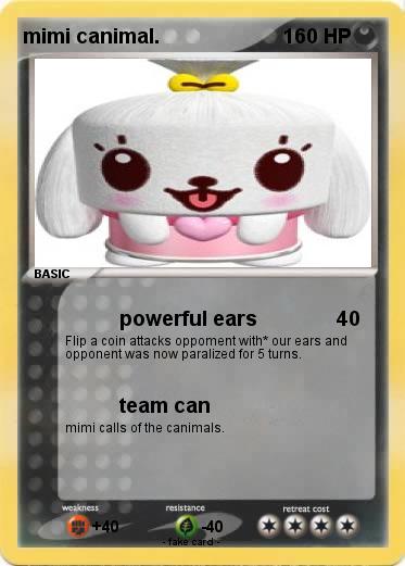 Pokemon mimi canimal.