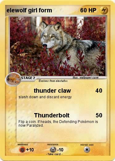 Pokemon elewolf girl form