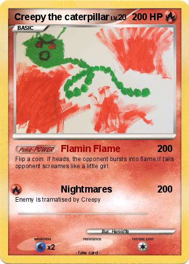 Pokemon Creepy the caterpillar
