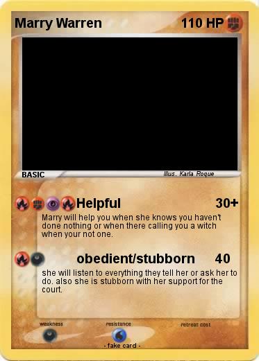 Pokemon Marry Warren