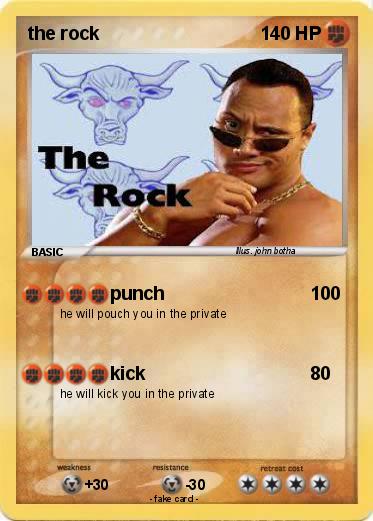 Pokemon the rock