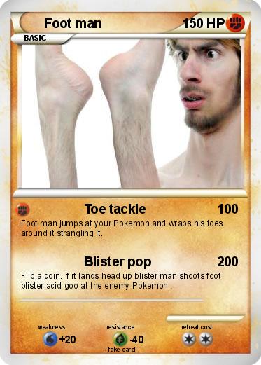 Pokemon Foot man