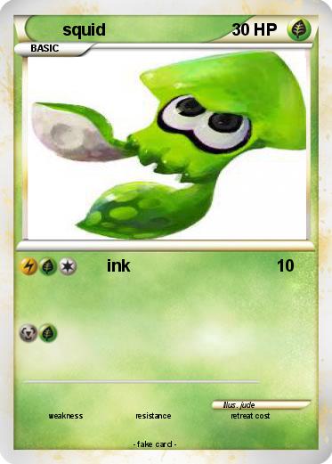Pokemon squid