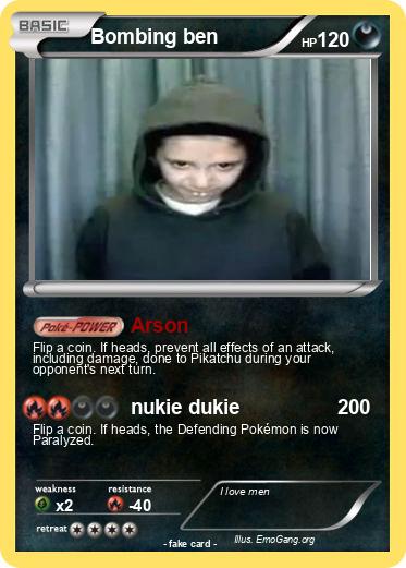 Pokemon Bombing ben