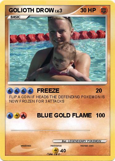 Pokemon GOLIOTH DROW