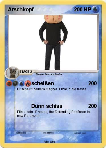 Pokemon Arschkopf