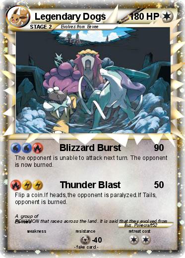 Pokemon Legendary Dogs