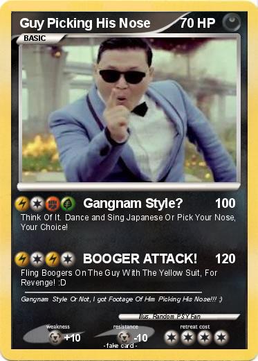 Pokemon Guy Picking His Nose