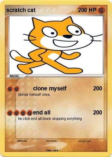 Pokemon scratch cat