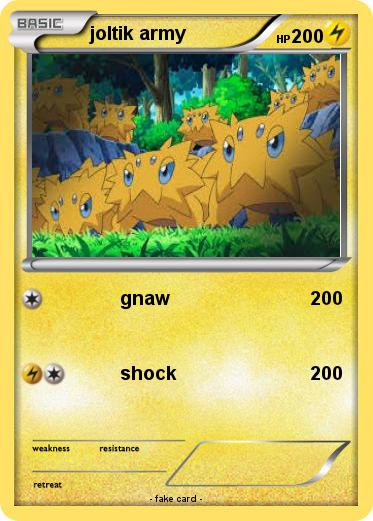 Pokemon joltik army