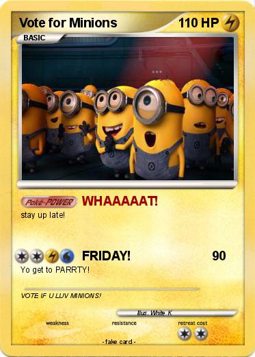 Pokemon Vote for Minions