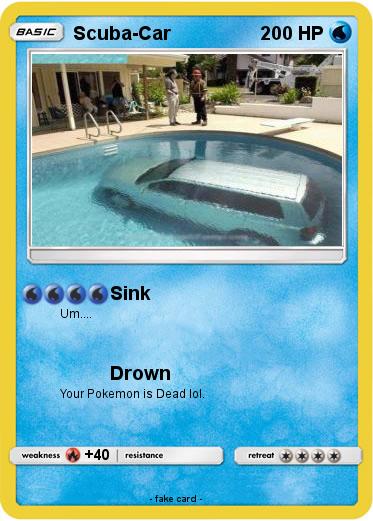 Pokemon Scuba-Car