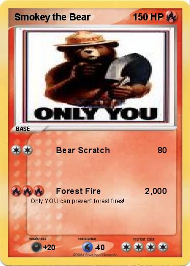 Pokemon Smokey the Bear