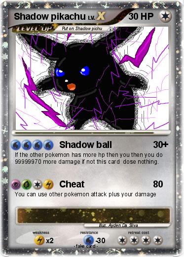 Pokemon Shadow pikachu