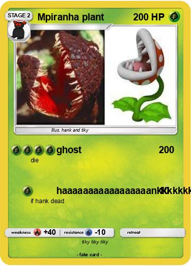 Pokemon Mpiranha plant