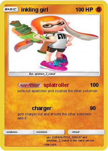 Pokemon inkling girl