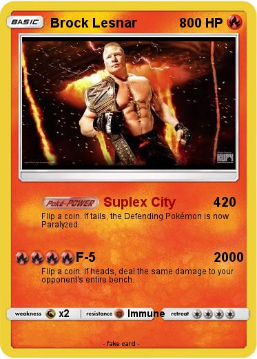 Pokemon Brock Lesnar