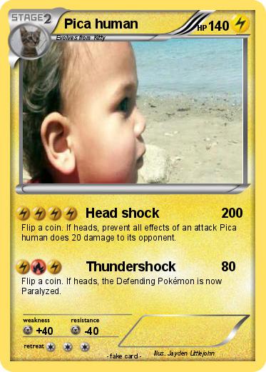 Pokemon Pica human