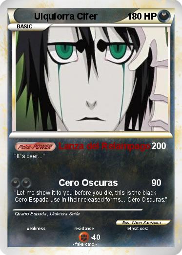 Pokemon Ulquiorra Cifer