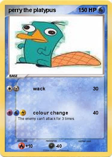 Pokemon perry the platypus
