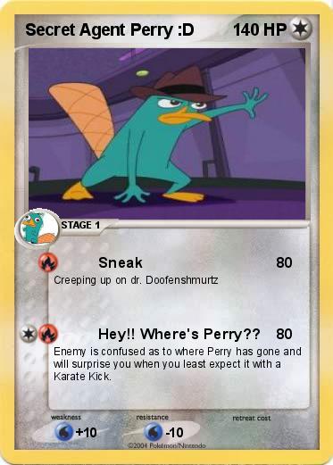 Pokemon Secret Agent Perry :D