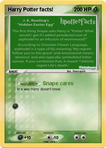 Pokemon Harry Potter facts!