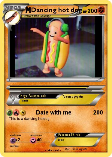 Pokemon Dancing hot dog