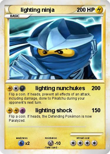 Pokemon lighting ninja