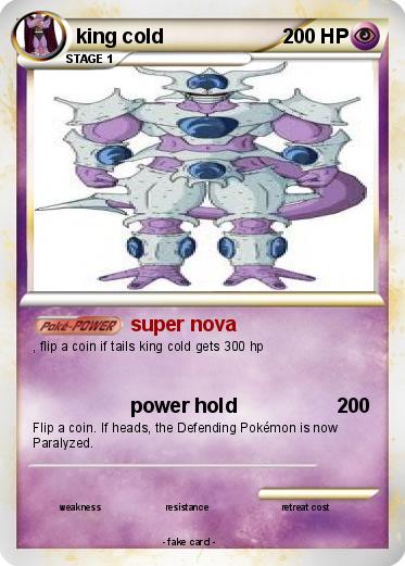 Pokemon king cold
