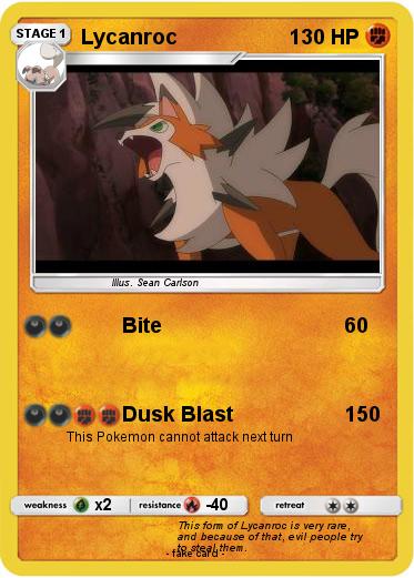 Pokemon Lycanroc