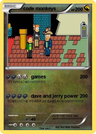 Pokemon code monkeys