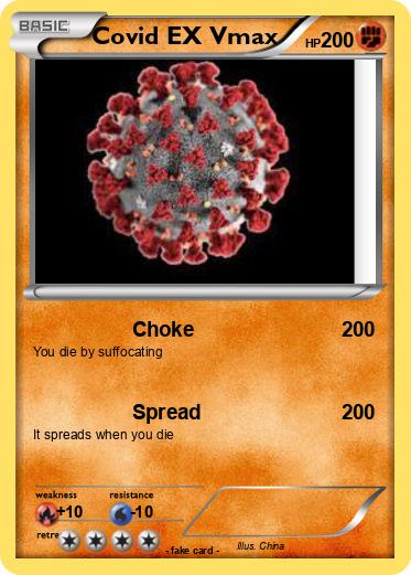 Pokemon Covid EX Vmax
